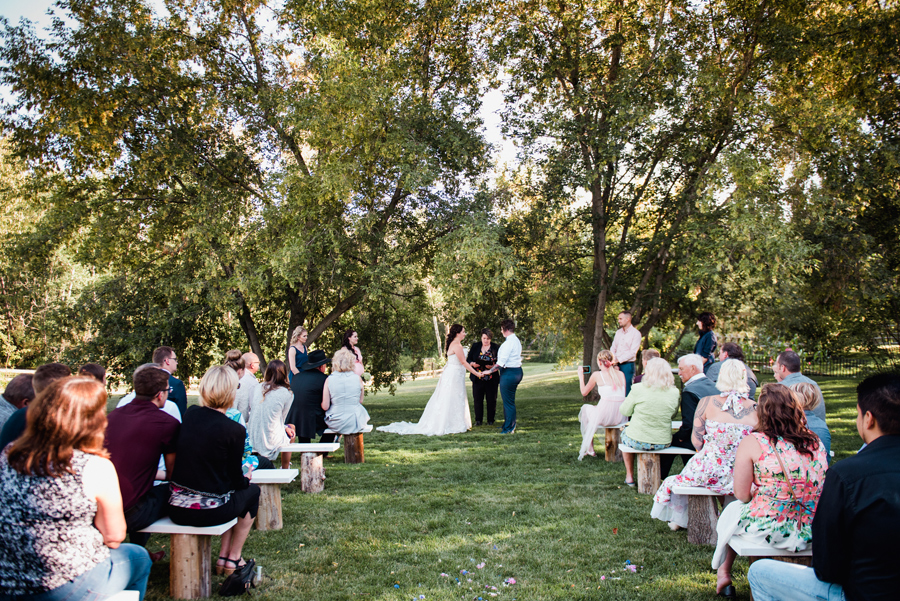 Edmonton Intimate Backyard Wedding