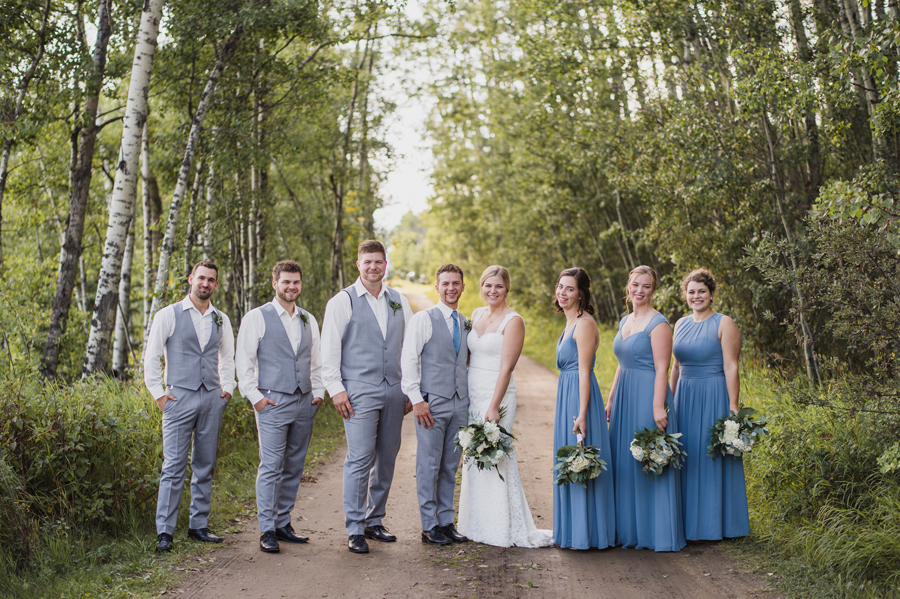 Falun Alberta Acreage Wedding