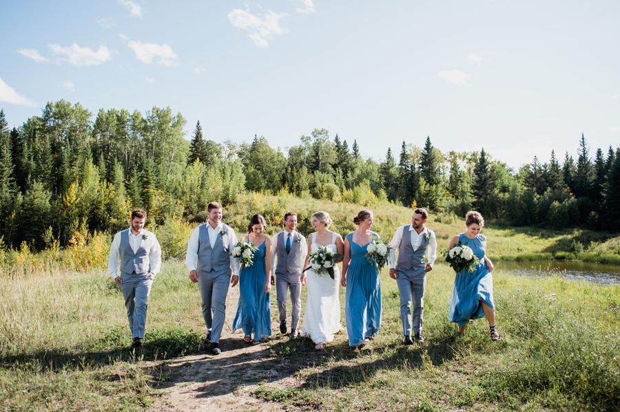 Falun Alberta Acreage Wedding
